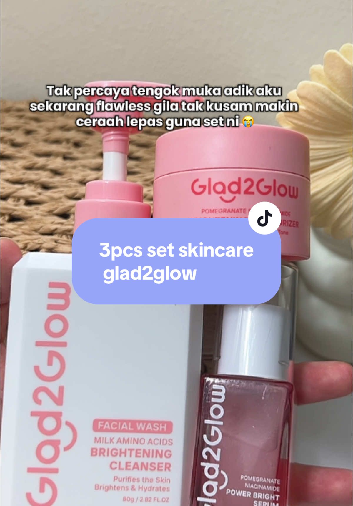 skincare bajet pun boleh buat kulit lawa weh 😮‍💨 #glad2glow #g2g #glad2glowmy 