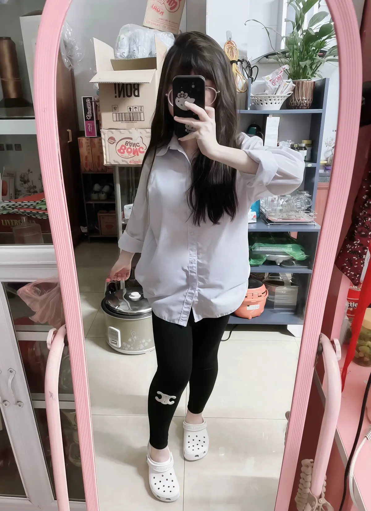 Hổng tỷ legging #xuhuong2024 #quanlegging #tranhhuyenhip 