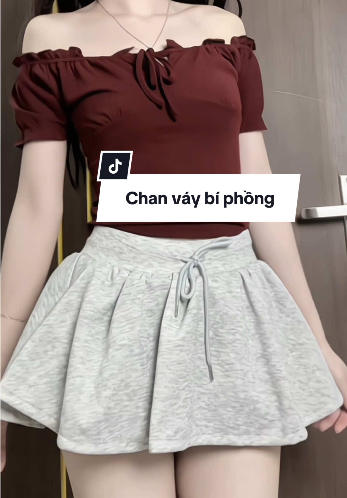 Chân váy xoè quần bí xinh ghee 🌹#thoitrang #LearnOnTikTok #chanvaylua #hottrend #ilovetiktok #fyp #viral #xuhuong #nganthanthien #myoutfit #chanvay 