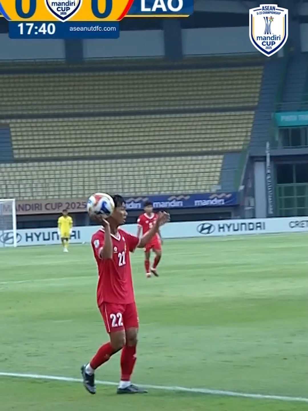 Pha lập công của Phousomboun Panyavong giúp U23 Lào có bàn dẫn trước Campuchia! #MandiriCup2025 #ASEANU23Championship #ASEANUtdFC