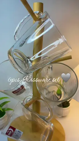 6pcs na coffee mug 🩶 super ganda 100plus pesos lang check out na ! #glassware #glasswareset #coffeemug #tasa #recommendations #fyp 