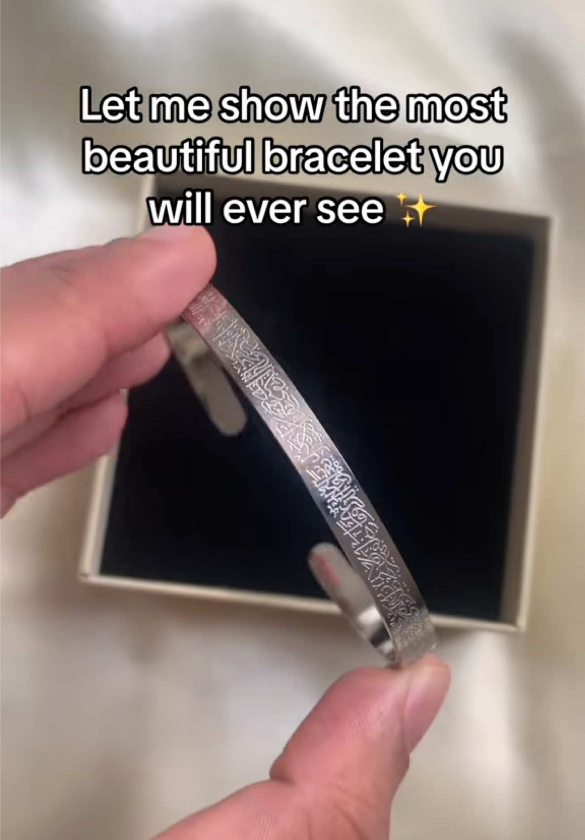Get our Ayat Ul Kursi bracelets from our TikTok shop or site ✨- #fyp #foryou #viral #muslim #ayatulkursi 