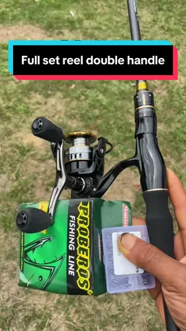 Mesin double handle Rod dalwa Tali proberos 35lb Hook 100bijik 