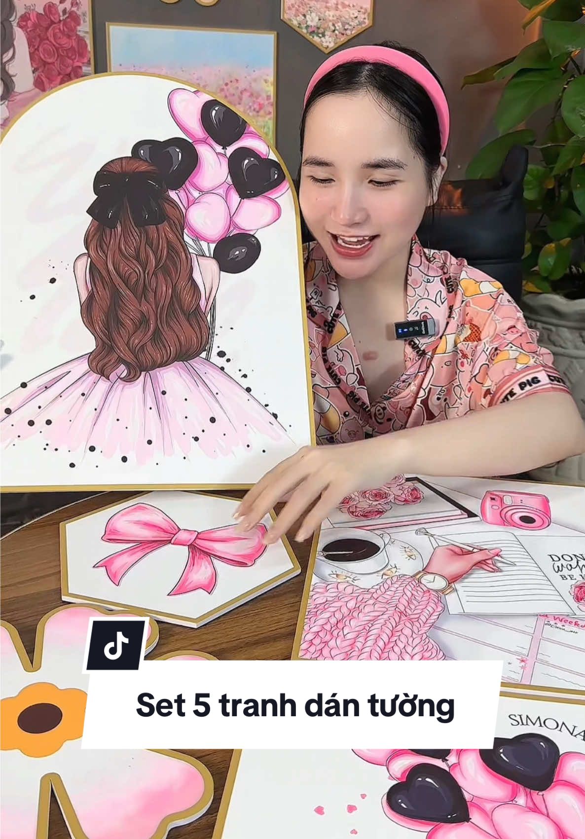 Set 5 tranh đẹp xỉu #tranhdantuong #tranhdecor #tranhdan #xuhuongtiktok 