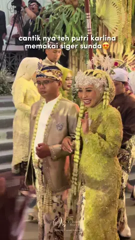 siapa nih yang nungguin teh putri karlina pakai siger sunda? masyaallah cantik banget😍🥹 #maulaakbar #putrikarlina #dedimulyadi #menikah #ijabqobul #fypシ 