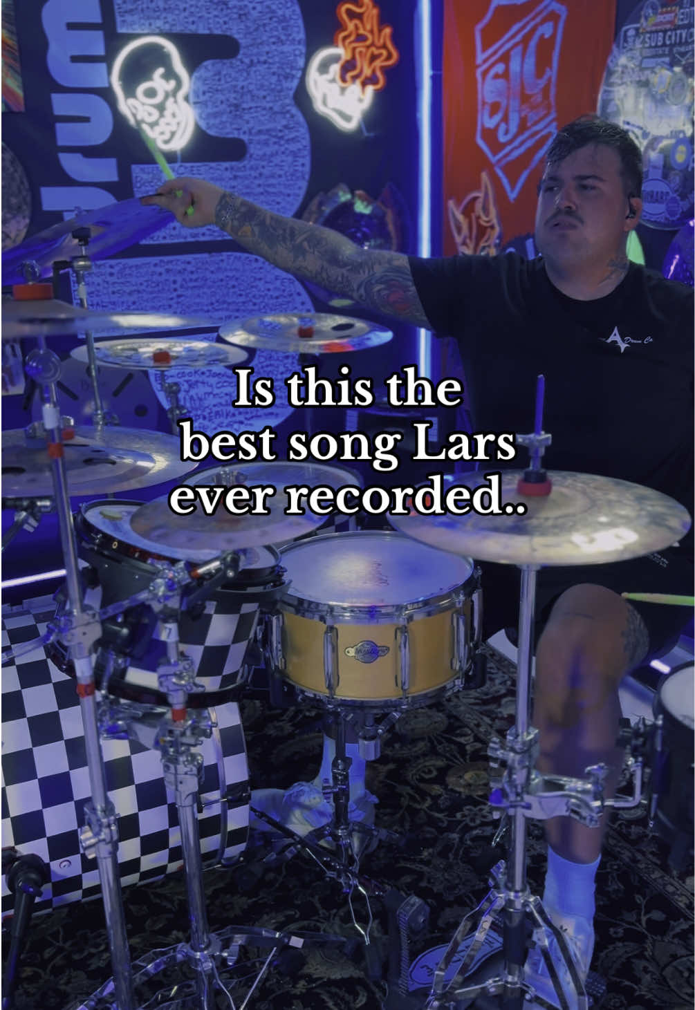 You think @metallica would ever replace Lars #metallica #battery #larsulrich #metallicafan #rock #drums #fypシ @Stephan 👀