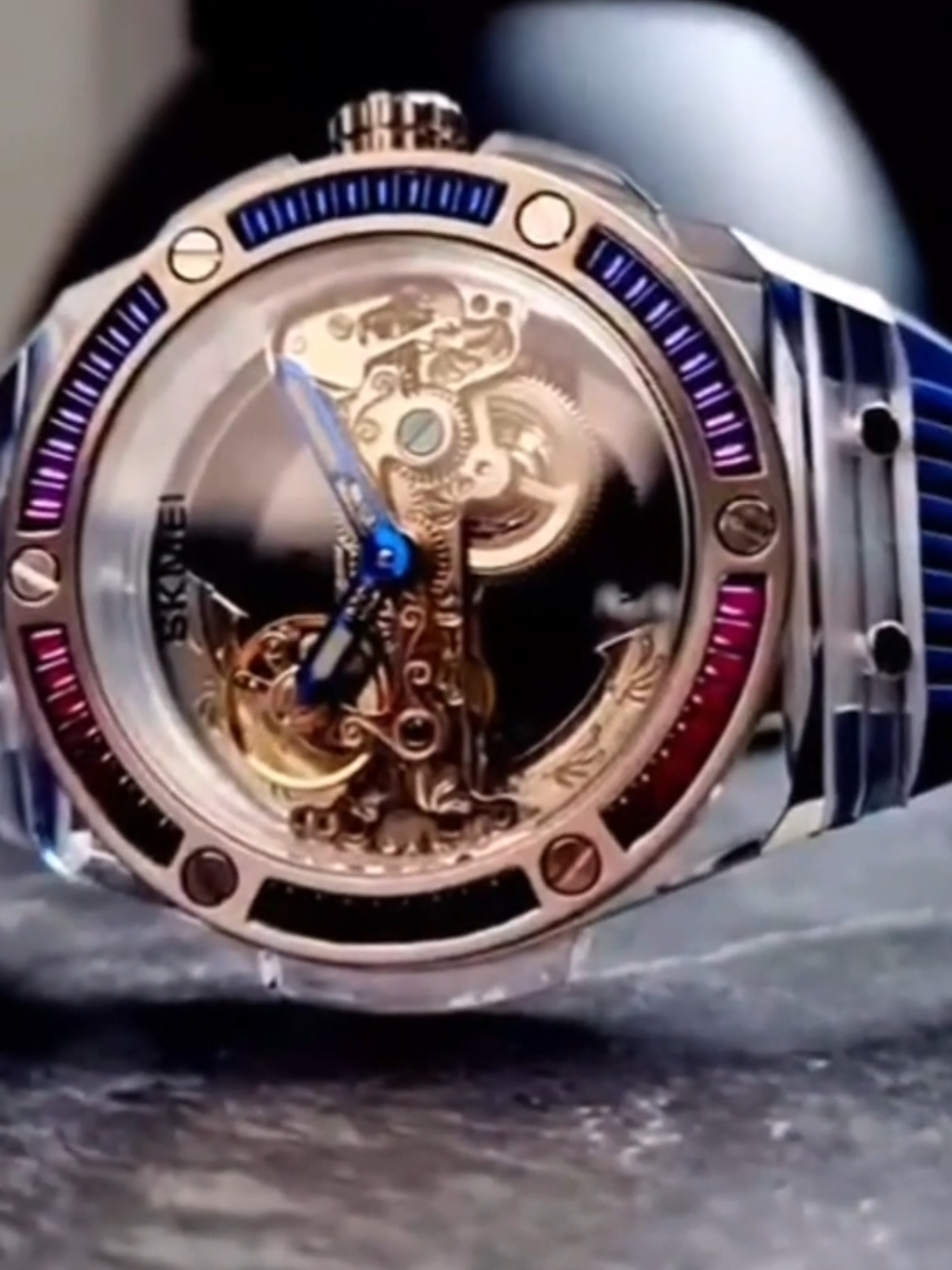 Jam Tangan Pria Automatic Mekanikal Analog Sport SKMEI M032  #jamtanganautomatic #jamtanganpria #skmeioriginal 