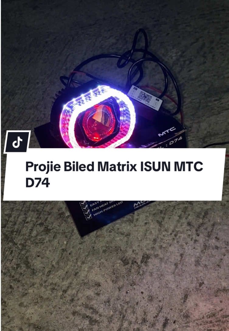 Projie Biled Matrix ISUN MTC D74 3inch RGB #projiebiled #biledisun #isunmtcd74 