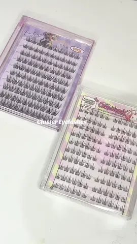 Glue free cluster lashes!!   #gluefreeeyelashes #selfadhesivelashes #diyeyelashextensions #Gluelesslashes #EyelashClusters 