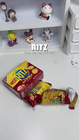 bánh RITZ của Kinh Đô ăn cuốn thật sự😍😋#MondelezKinhDo #Mondelez #Kinhdo #Ritz #mytamnunbox 