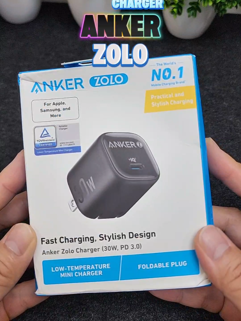 หัวชาร์จ ANKER ZOLO GaN Fast Charger #anker  #zolo  #charger  #gan  #หัวชาร์จเร็ว  #หัวชาร์จเร็ว30w  #หัวชาร์จ #หัวชาร์จไอโฟน #หัวชาร์จด่วนพิเศษ  #อะแดปเตอร์ 