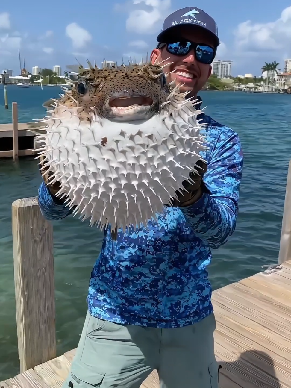 BEST ABILITY OF PUFFERFISH! 😉  #fyp #LearnOnTikTok #viral #video #foryou #new #amazing #fact #facocean #factflare #viralvideo #foryoupage 