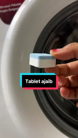Kapan terakhir kali bersihin mesin cuci? Apa malah mesin cucinya gak pernah dibersihin sama sekali? #pembersimesincuci #tabletpembersihmesincuci #washingmachinecleaner #mesincuci 