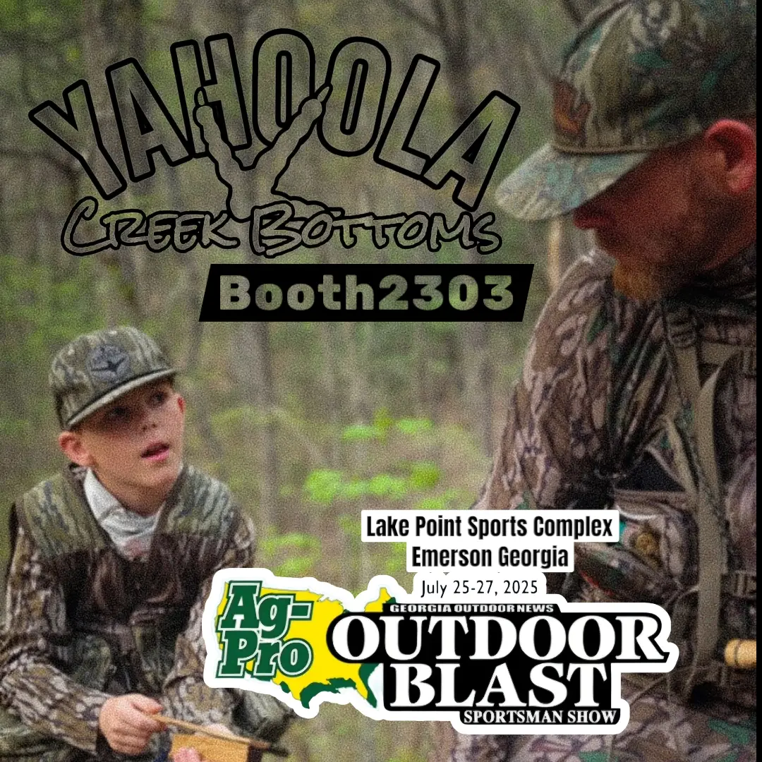 Dont Forget, next weekend July 25-27 @gonoutdoorblast in Emerson Ga  Yall come out and see us,  We got turkey calls, deer grunts, ducks calls, coon squallers, Hats, shirts and a lot of other stuff.
