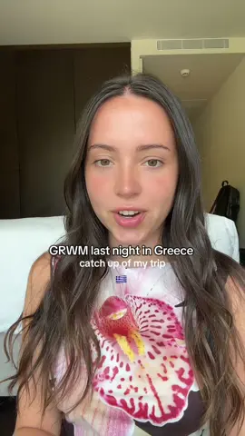 if i sound muffled its because theres so much sand in my microphone 😁 #grwm #greece 