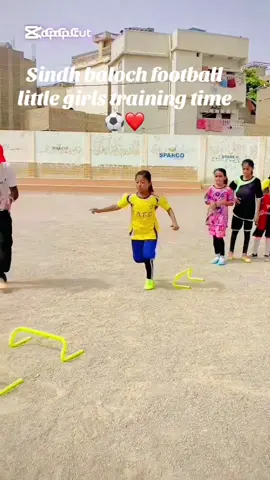 Sindh baloch football little girls training ⚽️❤️.                       #football #tiktok #foryou #foryoupage #finish 