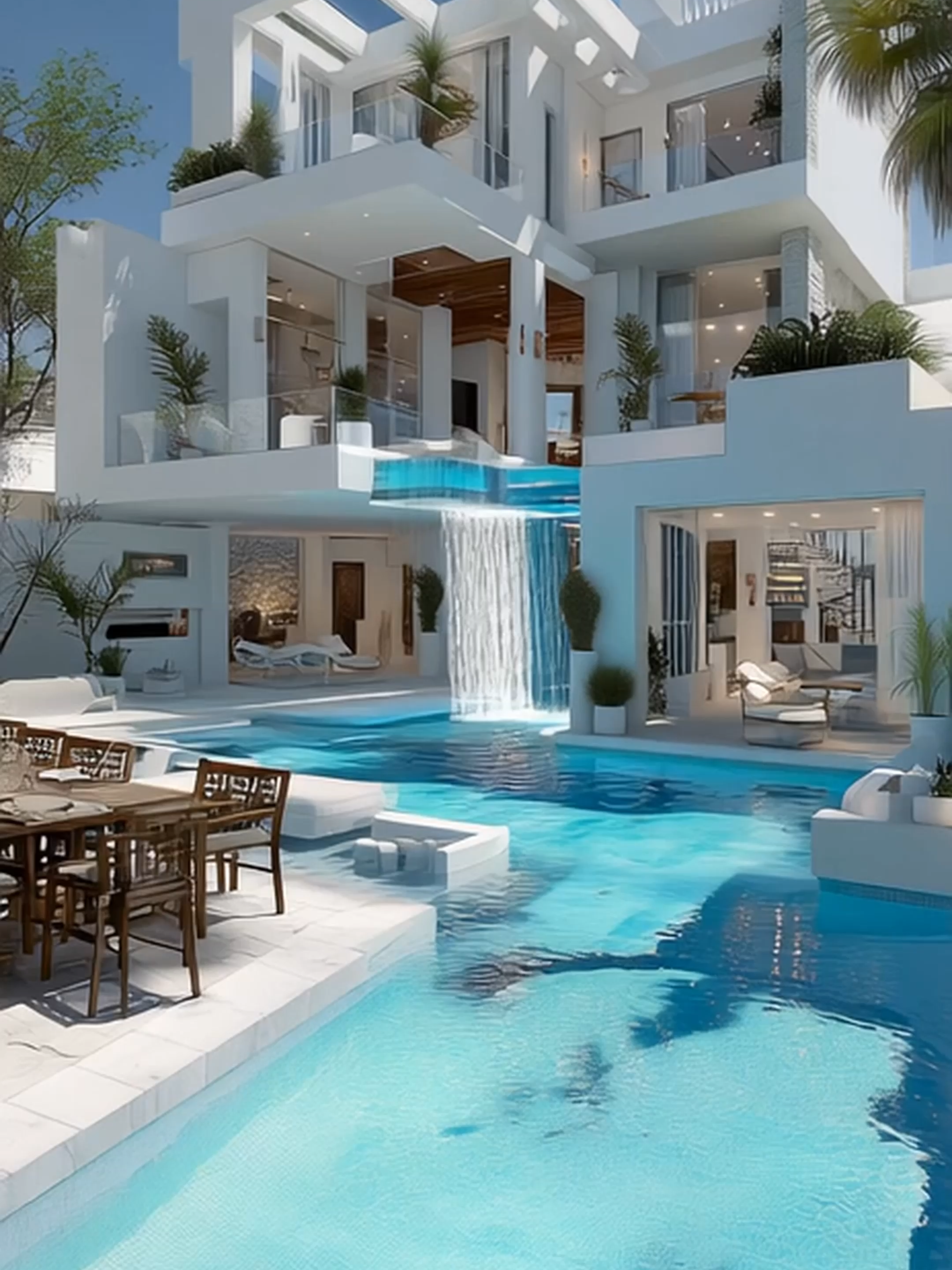 White luxury Villa#luxurylifestyle #aestheticvideo #luxurylife #Lifestyle #4klivewallpaper #4kwallpapers #holidayseason #whitehouse #mansion #malaysiaholiday #luxurycar #villa #losangelos #onenightinmiami #beverlyhills #miamilife
