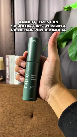 Rambut lo lemes dan susah diatur? Coba styling pake hair powdernya Cave ini deh😎 #HairPowder #NaturalHairPowder #Cave #BedakRambut #HairStyle #HairStyling #HairProducts 