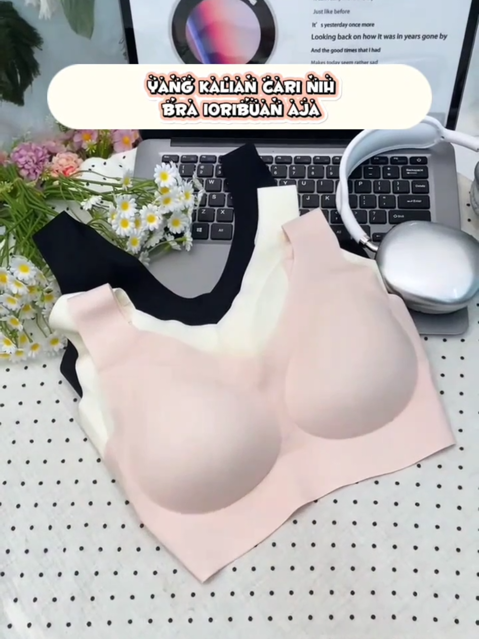 bra ini bisa menyatukan dan merapatkan boba kalian tentunya nyaman digunakan juga #brawanita #braseamles #brasport #bh #bra 