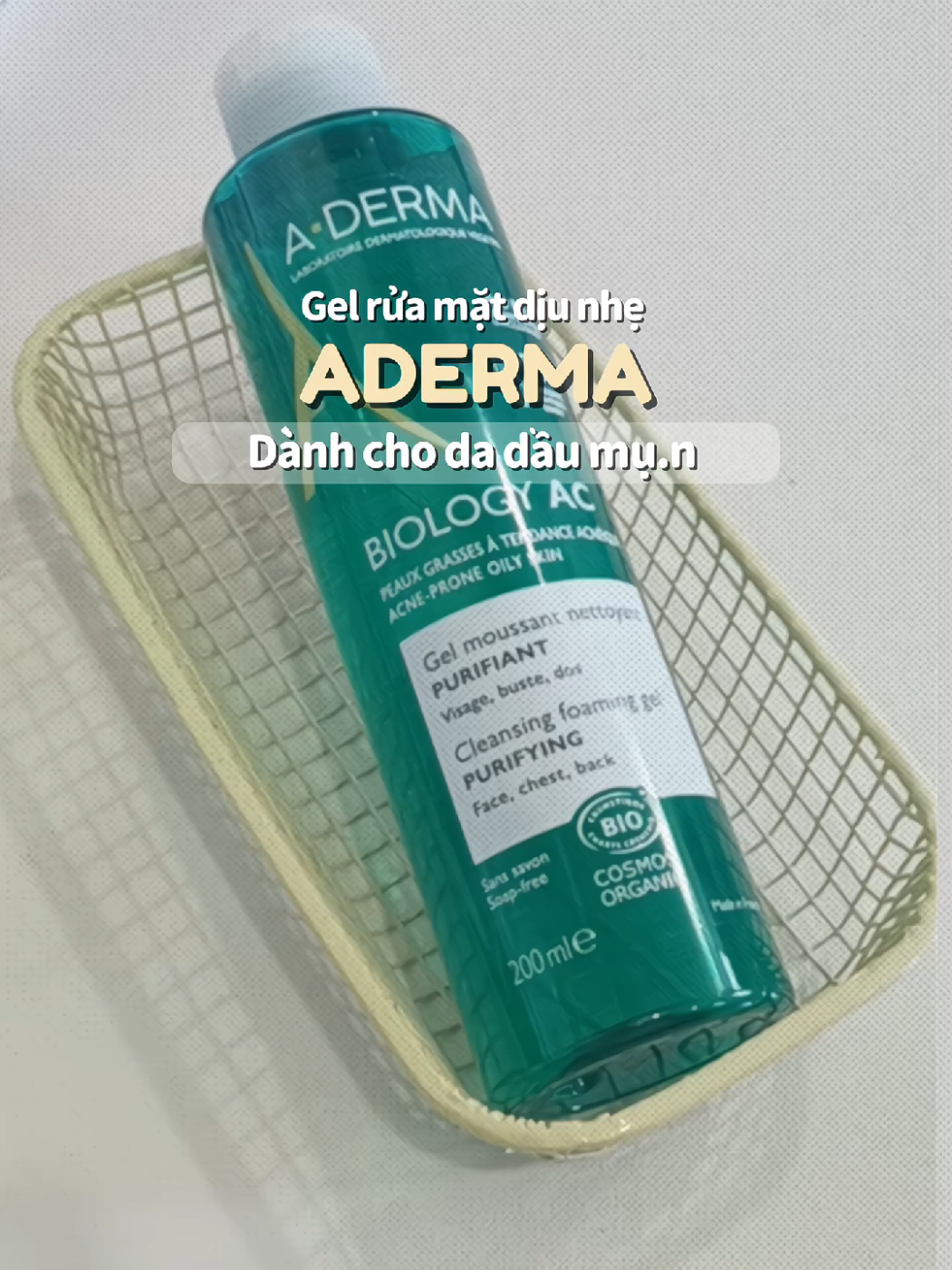 Tui da dầu mụ.n dùng bé này êm ru luôn 🙊✨ mấy bà có thể tham khảo thử nhen 💚 #viral #fyp #xuhuong #ADERMA #BiologyAC #Makepeacewithyourskin 