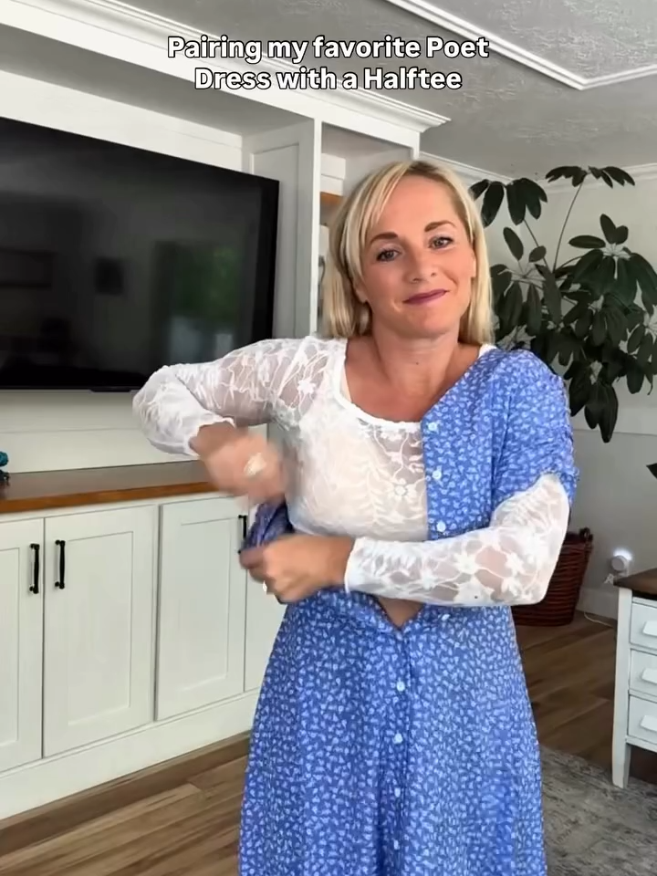 ✨POETIC LAYERS ✨ Name a more iconic duo than a dreamy Poet Dress + the perfect Halftee 👗💖 Whether you’re layering up for modesty, comfort, or just that extra touch of magic, this combo is giving main character energy. 🌸💫 Twirl-worthy looks + no-fuss coverage = chef’s kiss 😘 #layering #layeringoutfits #fashion #fashioninspo #outfithacks #outfitinspo #comfort #modesty #modestfashion #womensfashion #dress #fashionable