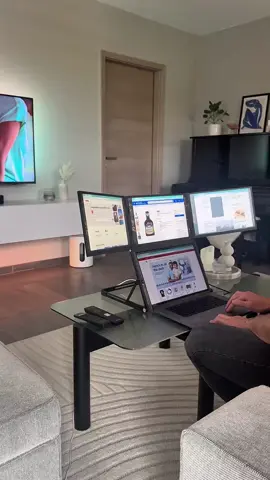 Don’t let the remote worker see this 😂 #tech #techgadgets #newtech #monitor #wfh #coolfinds #coolgadgets #tech #amazonfinds #unboxing #remote #remoteworker