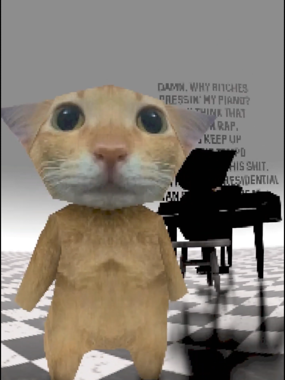 damn (　・ω・) #cat #blender3d #3danimation #fyp 