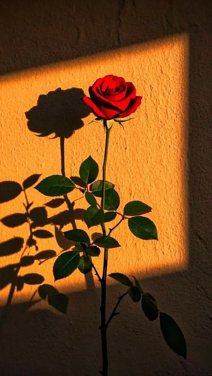 #roses #red #redrose #wallpaper #sunset #flowers #fyp #foryou #trending 