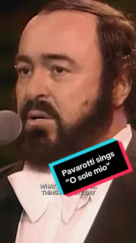 O sole mio ☀️ It gets you every time 🥲  #pavarotti #opera #tenor #marqueetv 
