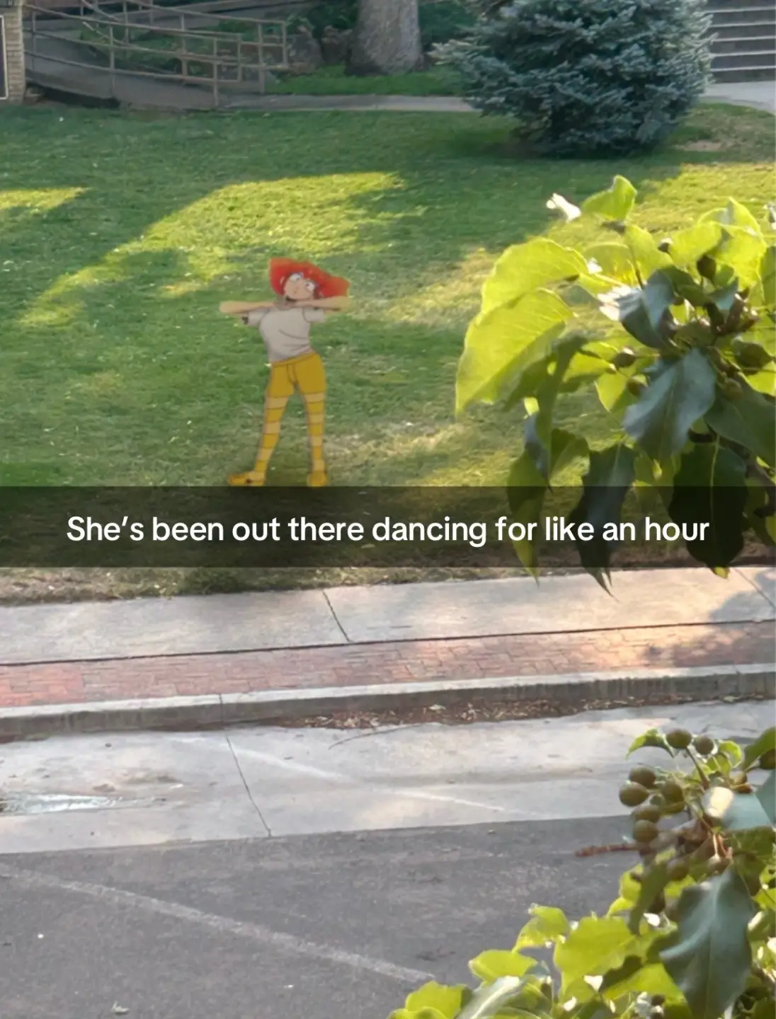 Why is she dancing out there, she must be some sorta birdbrain #teto #kasaneteto #tetokasane #jamiepaige #vocaloid 