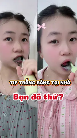 Tui dùng tip trắng răng này và hiệu quả thơm tho lắm nhá #thantre #botthantrehoattinh #cachlamtrangrang #botthantretrangrang 