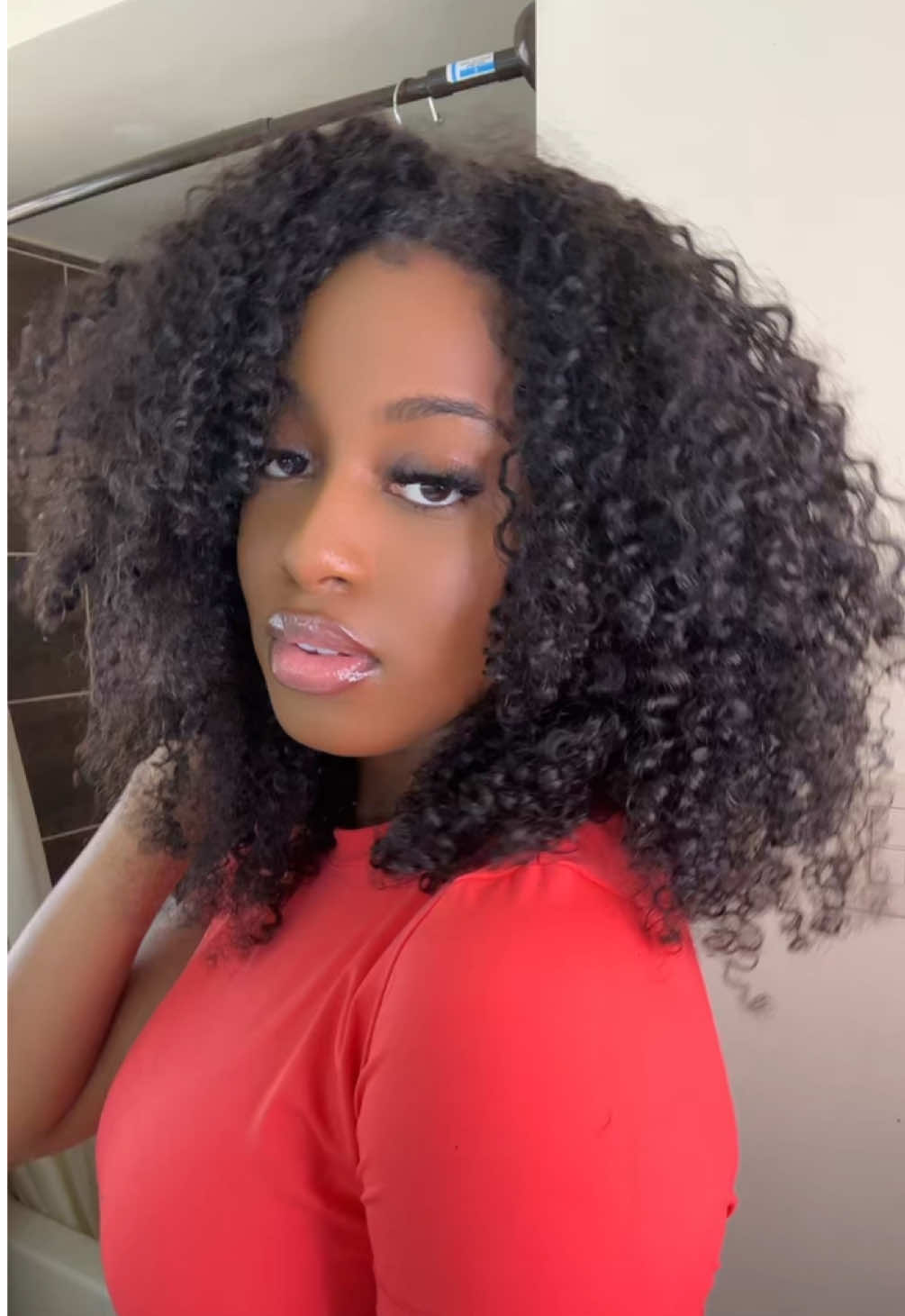 @Luvmehair  length: 22'' Hair: Luvme Too Easy Texture™ 3-In-1 Half Wig Kinky Curly Code: OA01 (32% off) till September 15th   ###luvme##luvmehair##luvmeforyou##bigheadfriendlywigs##gluelesswigs##throwonandgowigs##weargowig##gonaturaleasy##naturalhair#tooeasytexture 