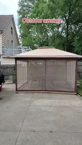 GARVEE 13x13ft Pop-Up Canopy Tent with Mosquito Netting Portable Outdoor #PortableOutdoorAwning #PopUpCanopyTent #WithMosquitoNetting #ForGardenBackyard #DealsForYouDays 