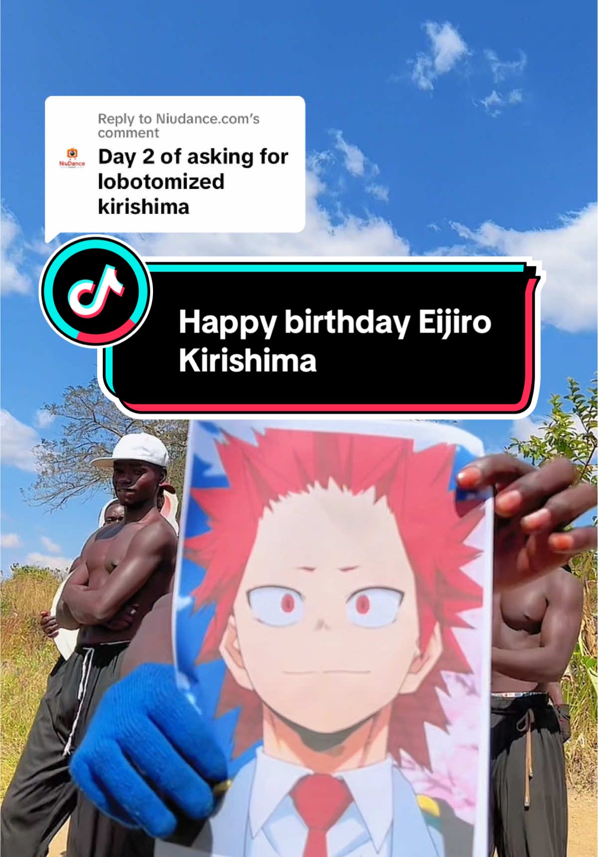 Replying to @Niudance.com #eijirokirishima #myheroacademia  Happy birthday Eijiro Kirishima