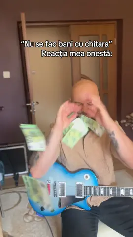 Dacă nu faci bani cu chitara, înseamnă că nu cânți ce trebuie. 😎 #guitartok #comedie #romania🇷🇴 