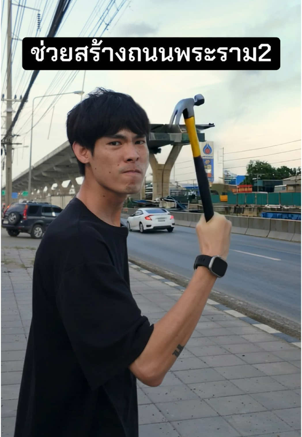 ยกมือขึ้นมา✊ช่วยกันครับทุกคน✊#พระราม2  inspired by @HyunZen(ヒュンゼン) 