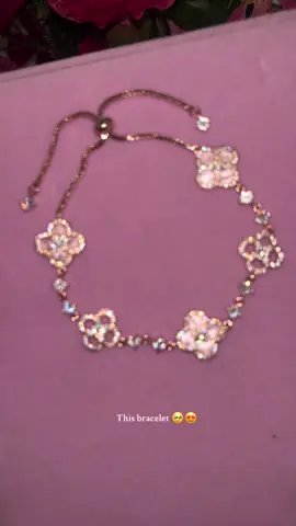 Every girl needs this bracelet 💖 #pink #jewelry #trendingjewelry #matchingjewelry #girlmusthave 