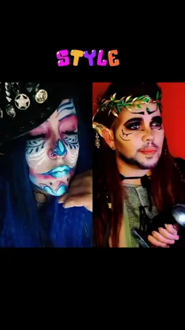 #dúo con @liko🎩🎪👑Un placer siempre acompañarte sos una excelente  Artista mí querido amigo ❤️ #maquillajeartistico 