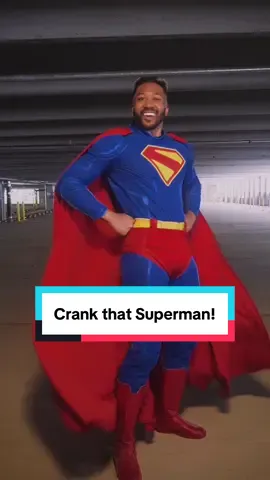 SUPERMAN definitely listens to CRANK THAT‼️ #superman #crankthat #supermancosplay #dccomics 