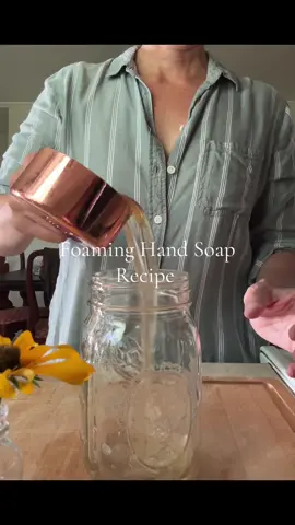 Of course it does, the bubbles just make it more fun 🧼 Foaming Hand Soap Recipe ½ cup Castille Soap  1 ½ cups Distilled Water 1 tbs Carrier Oil (liquid coconut oil, almond oil, sunflower oil, or apricot oil) 28 drops Lemon Essential Oil 28 drops Lavender Essential Oil The foaming pump jar is optional, I just think it’s more fun when the soap comes out foamy and it doesn’t clog the pump as easily as a regular soap jar.  I’ll put the link for it, in the comments 🧼 ~Combine all the ingredients into the foaming soap jar or regular soap bottle and shake or stir to combine. Use within a month.  ~The lemon and lavender essential oil are also optional or you could replace it with another skin friendly essential oils.  Enjoy! #diyskincare #herbalskincare #wellness #nontoxicliving #fyp #DIY 