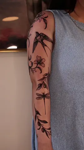 Easy🫡 can’t wait to add more to this lil sleeve for Morgan, more on my insta as per💕#rubyrosedesigns #goddesstattoo #tattooinspiration #greekgoddesstattoo 