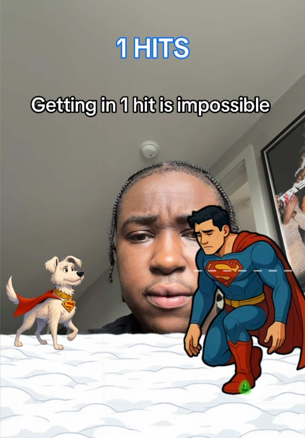Krypto Superman precision challenge is hard #filter #filterchallenge #superman #superhero #krypton 