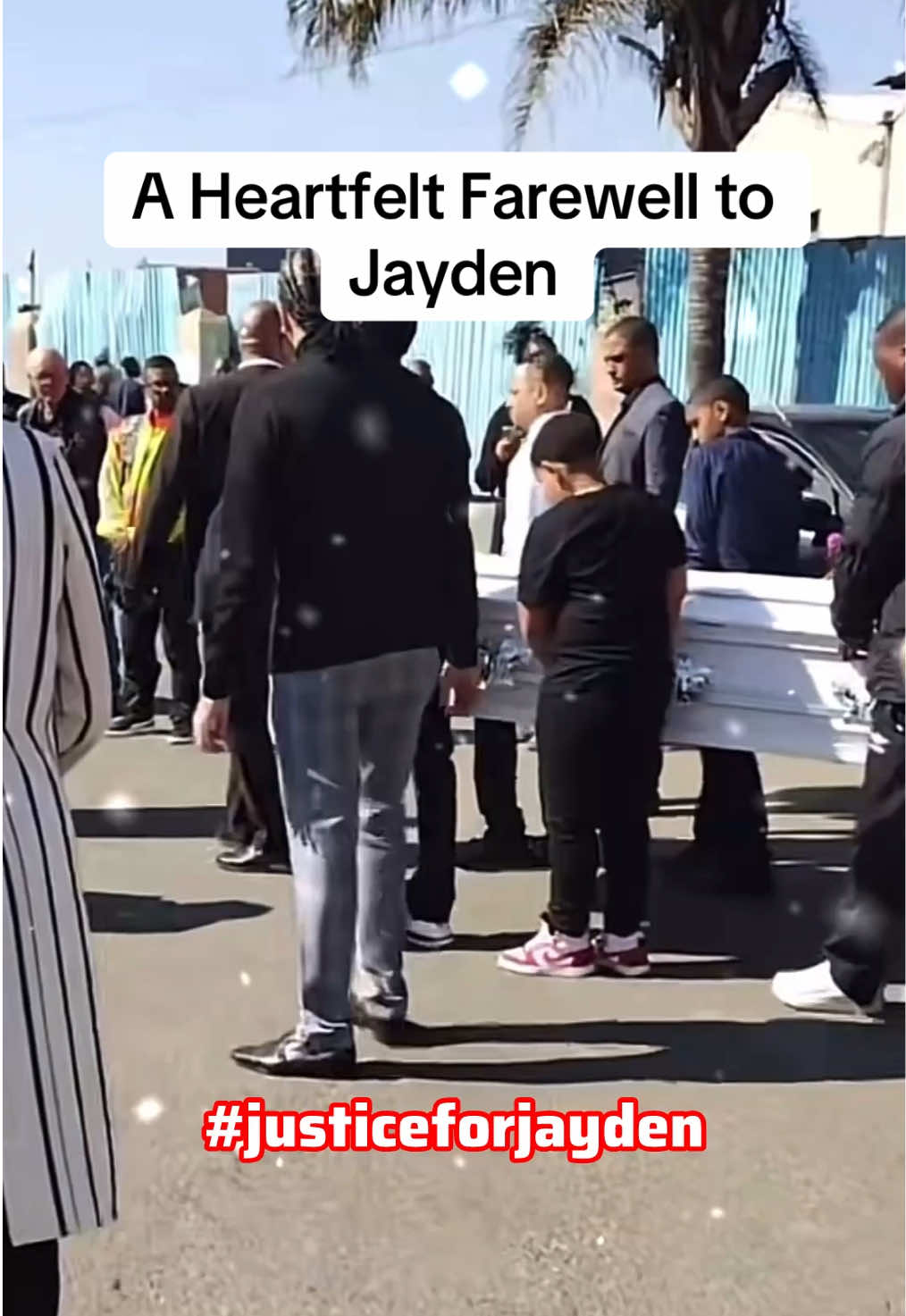 With heavy hearts and tear-filled eyes, the community gathered on May 24, 2025 to bid a final farewell to our precious Jayden, a soul whose warmth, laughter, and boundless love left an indelible mark on us all. This video captures the unbearable weight of our grief as the pallbearers carry his coffin down the street, each step a painful reminder of a life taken too soon. On either side, loved ones stand together, their silent tears weaving a tapestry of shared sorrow and cherished memories. As Jayden’s coffin rests alone in the hearse, surrounded by vibrant flowers that pale in comparison to his radiant spirit, our hearts ache with the void he leaves behind. 💔🌸 Rest in eternal peace, sweet soul. We’ll carry you in our hearts forever. 😢🙏 #JaydenForever #RestInLove #GoneTooSoon #Heartbroken #InLovingMemory #ForeverOurAngel #TrueCrime #MurderMystery #CrimeStory #TrueCrimeCommunity  #UnsolvedCase #TrueCrimeTikTok #CrimeDocumentary #JusticeForJayden #MysteryUnraveled #TrueCrimeObsessed  #CrimeTalk #SouthAfrica 