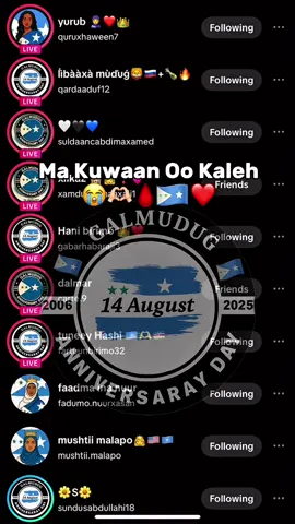 Anigaa Sameystee Mayeey Cid Iso Siisay🫶🏻🩸💙🤍💚#tiktok #iamaoad #kingofgalmudug💚🤍💙👑 #Team #galmudug #14august #comingsoon #habargidir #galmudugnimo💙🤍💚 #habargidirnimo🤍💚💙 #fypシ゚ #2025 