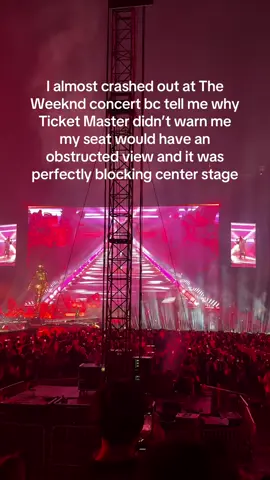 I tried so hard to not let it ruin the experience for me :/ #concerts #music #theweeknd #ticketmaster 