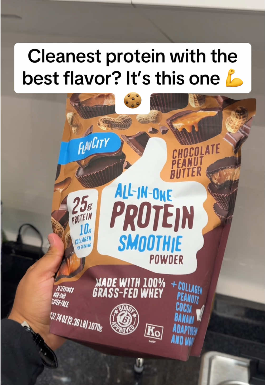 This is the only protein that tastes like dessert and still has clean ingredients it mixes smooth keeps me full and I’ve never gotten tired of the flavor #creatorsearchinsights #dealsforyoudays #tiktokmademebuyit #flavcity 