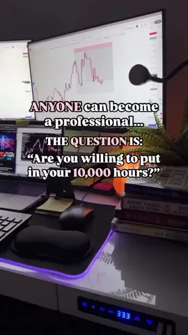 Anyone can become a professional. The question is: 