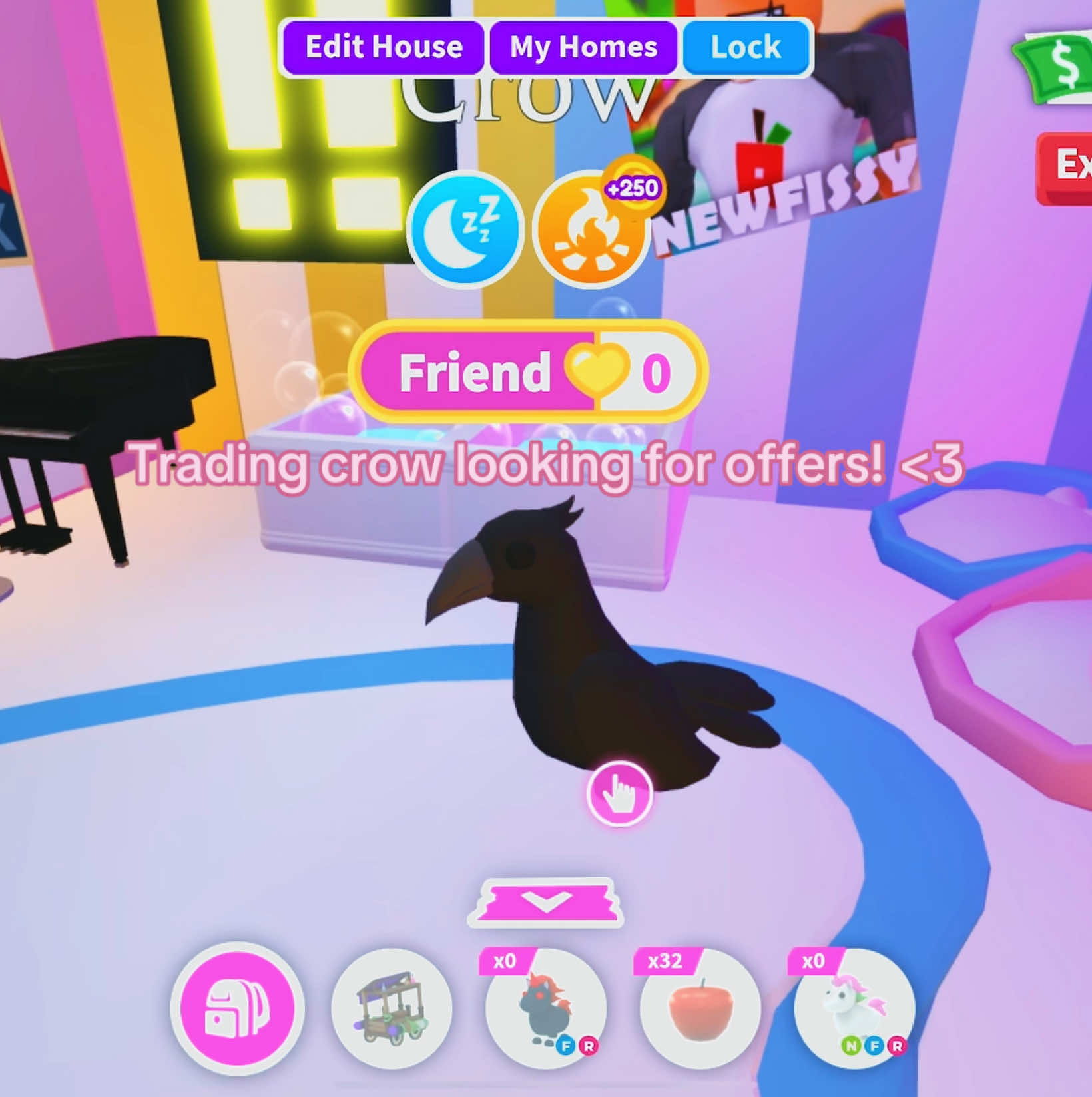 Make this vids comments a trading hub #crow #adoptme #adoptmetrades #tradinghub #fyp #viralvideo 