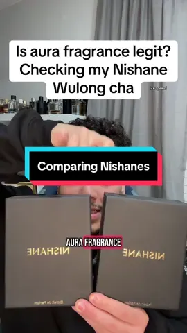 Is aura fragrance legit? Checking my Nishane Wulong cha #fyp #fragrancetiktok 