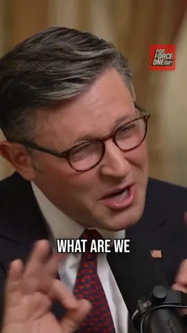 House Speaker Mike Johnson performed his best impersonation of President Trump’s Queens-style accent during the latest episode of “Pod Force One,” while recounting to Miranda Devine how the commander in chief named the One Big Beautiful Bill. Link in bio to subscribe.